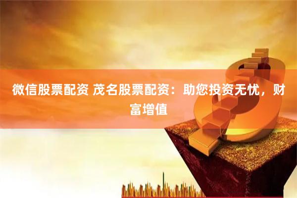 微信股票配资 茂名股票配资：助您投资无忧，财富增值